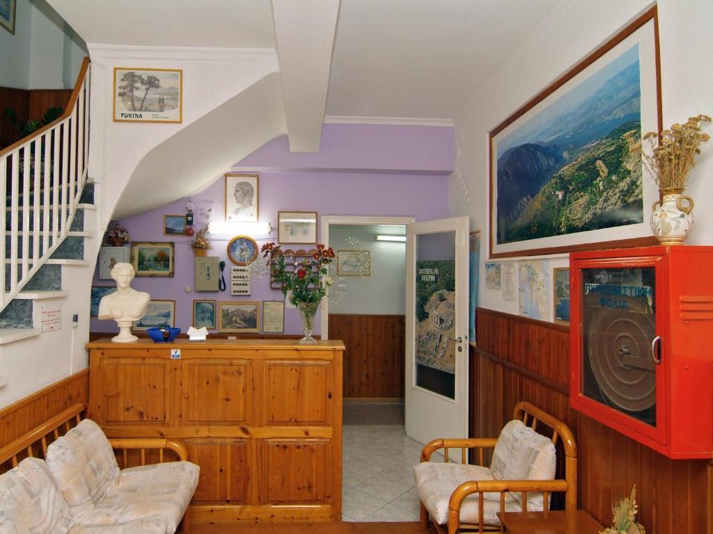 Hotel Athina Delphi Buitenkant foto